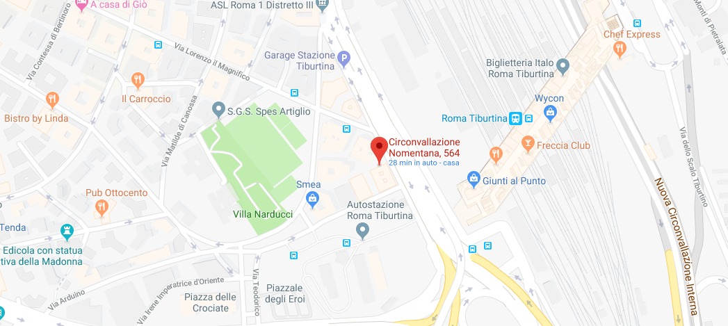 Dove si trova il bed and breakfast Dea Tiburtina
